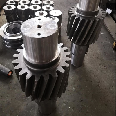 Custom Helical Gear Shaft for Transmission Systems