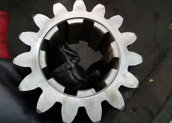 16 ingranaggio cilindrico stridente del metallo dell'ingranaggio del modulo 15T con la scanalatura parteggiata diritta