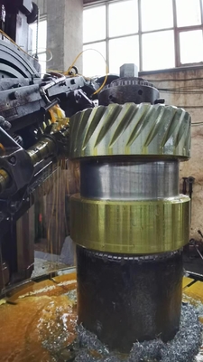 Trasmissione a doppia elica Pinion Hobbing Services 70mm ISO 8-9 Grade