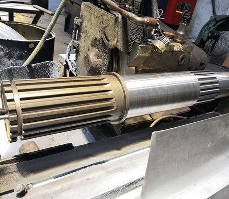 Fabbricazione su misura di un albero di ingranaggio a spina con profilo cilindrico e diverse opzioni di produzione di denti di ingranaggio