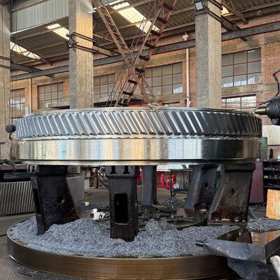 Ingranaggi a doppia elica progettati per la trasmissione di coppia elevata in applicazioni di macchinari industriali