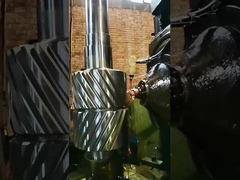 SAE 4340 Acciaio DP 1.5 24T Albero con ingranaggi elicoidali doppi per applicazioni pesanti