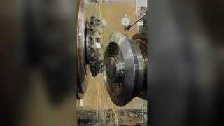 Rettifica di ingranaggi conici a spirale dopo il trattamento termico